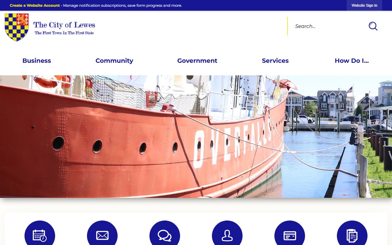 City of Lewes people search home page
