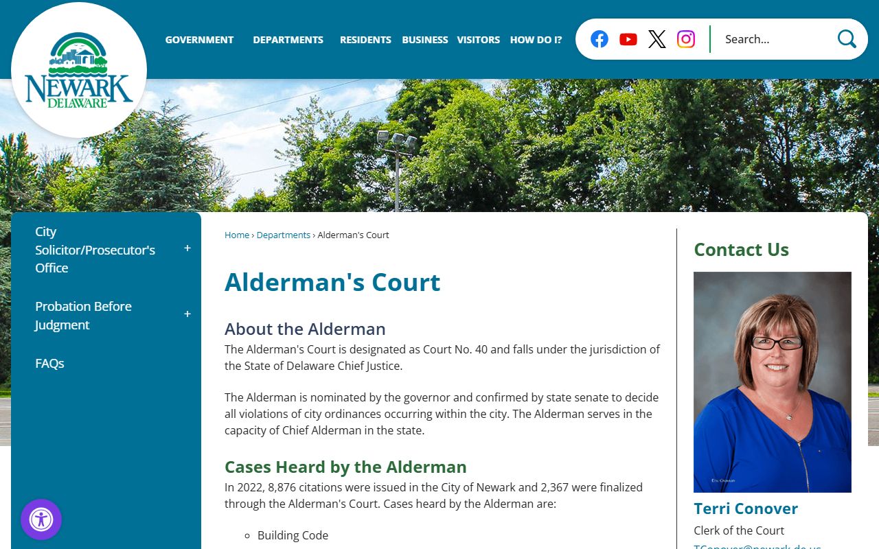 Newark Alderman's Court people search resource