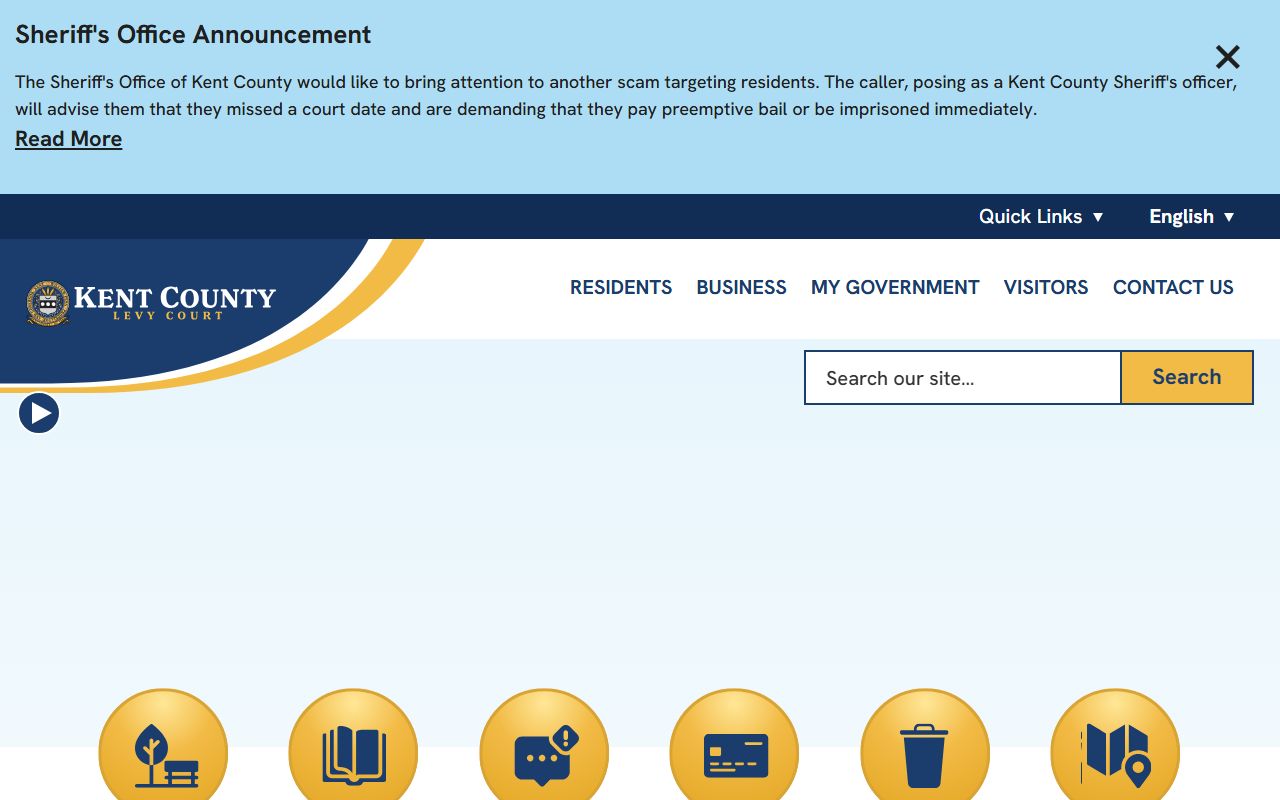 Kent County government people search home page
