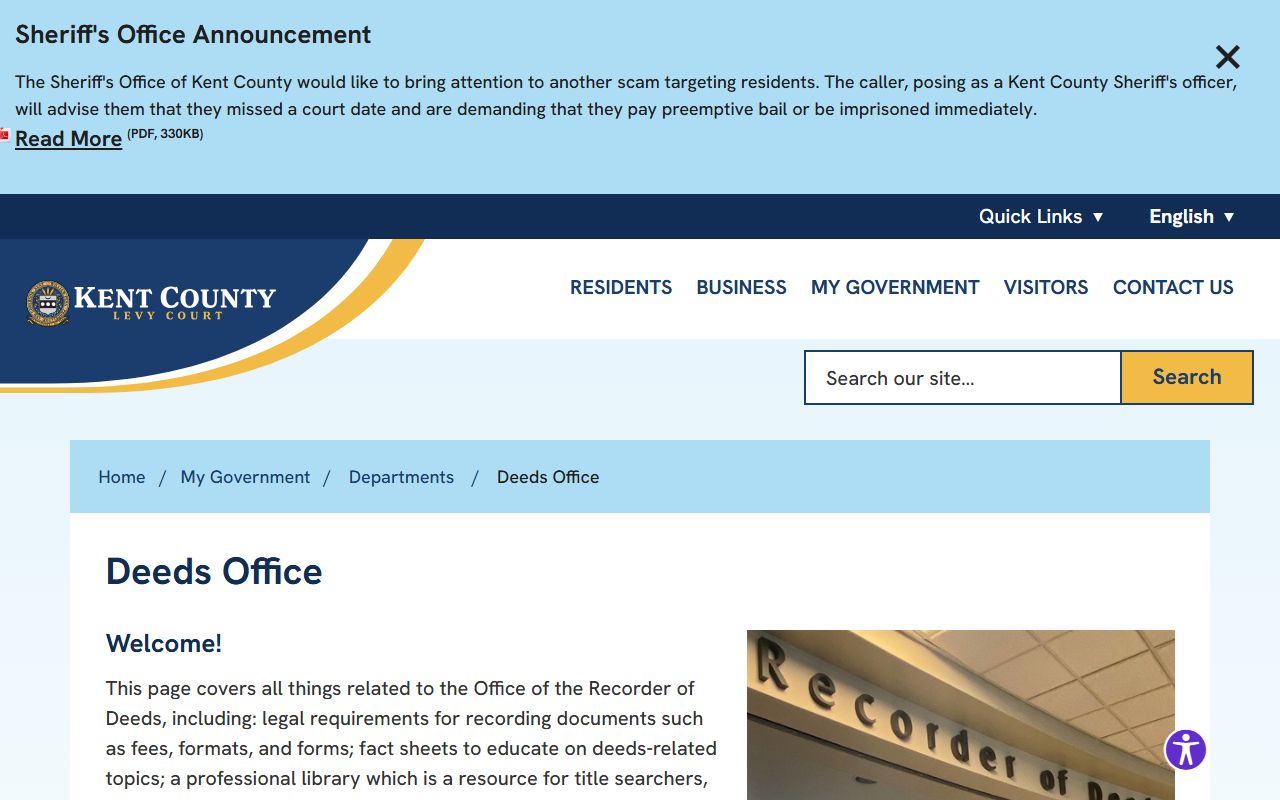 Kent County Recorder of Deeds office people search